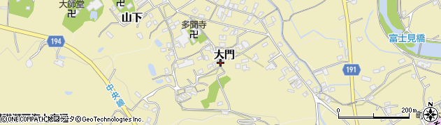 香川県宇多津町（綾歌郡）大門周辺の地図