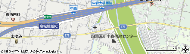 香川県高松市檀紙町1218周辺の地図