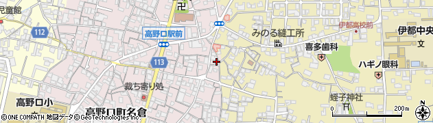 和歌山県橋本市高野口町名倉545周辺の地図