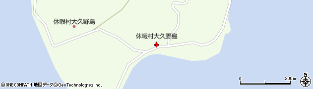 休暇村大久野島キャンプ場周辺の地図