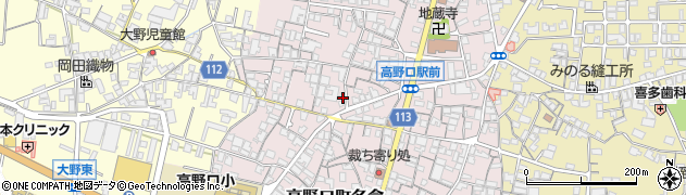 和歌山県橋本市高野口町名倉811周辺の地図