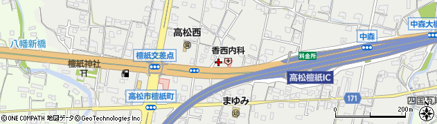 香川県高松市檀紙町1525周辺の地図