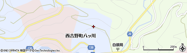 奈良県五條市西吉野町八ッ川周辺の地図