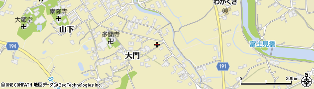香川県綾歌郡宇多津町大門1186周辺の地図