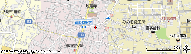 和歌山県橋本市高野口町名倉587周辺の地図