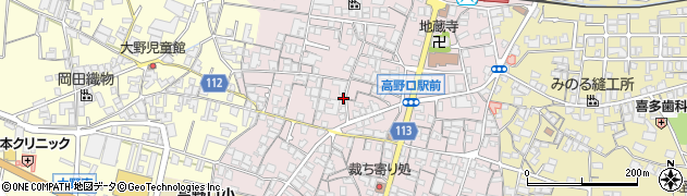 和歌山県橋本市高野口町名倉799周辺の地図