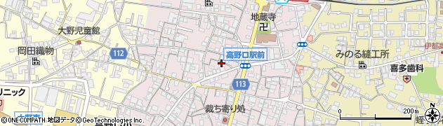 和歌山県橋本市高野口町名倉814周辺の地図