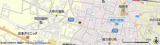和歌山県橋本市高野口町名倉746周辺の地図