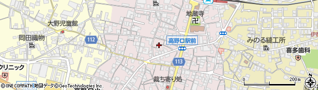 和歌山県橋本市高野口町名倉816周辺の地図