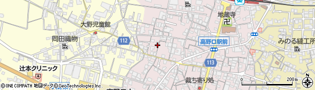 和歌山県橋本市高野口町名倉760周辺の地図