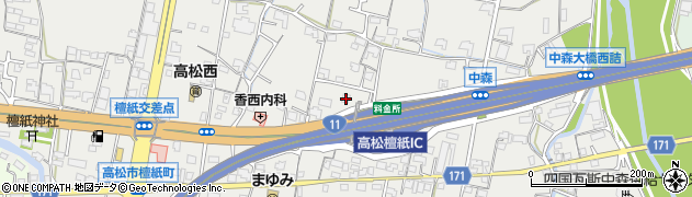 香川県高松市檀紙町1128周辺の地図