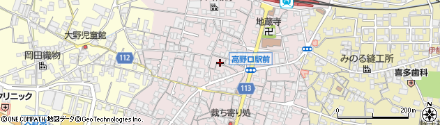 和歌山県橋本市高野口町名倉813周辺の地図