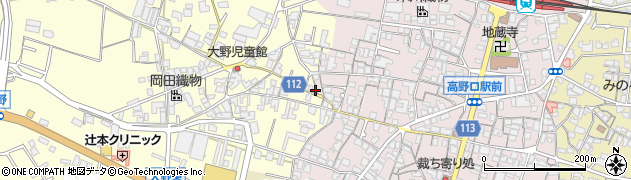 和歌山県橋本市高野口町大野91周辺の地図
