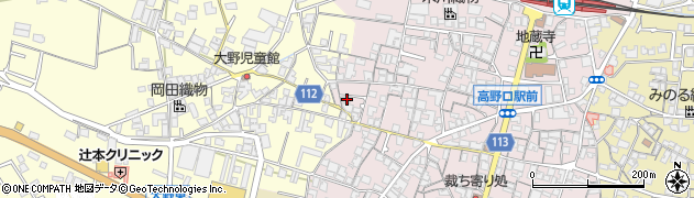 和歌山県橋本市高野口町名倉744周辺の地図