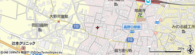 和歌山県橋本市高野口町名倉762周辺の地図