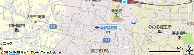 和歌山県橋本市高野口町名倉823周辺の地図