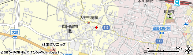 和歌山県橋本市高野口町大野103周辺の地図