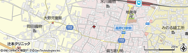 和歌山県橋本市高野口町名倉764周辺の地図