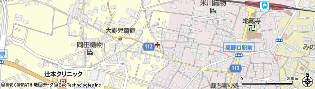 和歌山県橋本市高野口町大野90周辺の地図