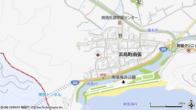 〒517-0405 三重県志摩市浜島町南張の地図