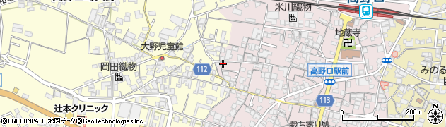 和歌山県橋本市高野口町名倉750周辺の地図