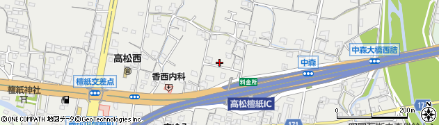香川県高松市檀紙町1360周辺の地図