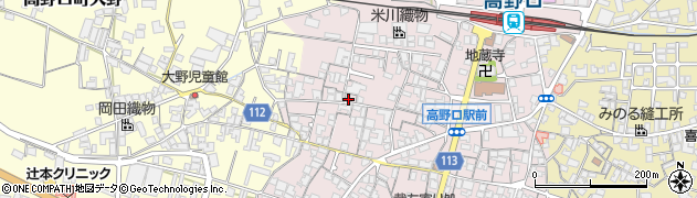 和歌山県橋本市高野口町名倉898周辺の地図