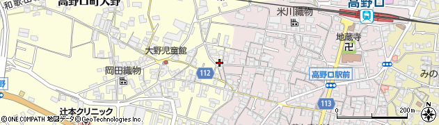 和歌山県橋本市高野口町大野671周辺の地図