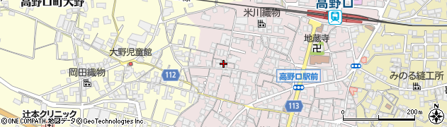 和歌山県橋本市高野口町名倉855周辺の地図