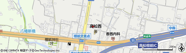 香川県高松市檀紙町1507周辺の地図