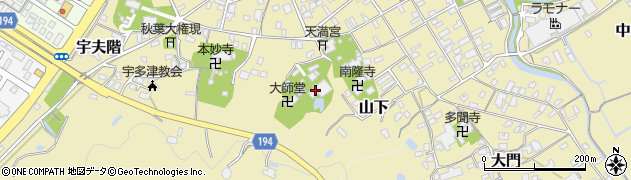 仏光山郷照寺周辺の地図