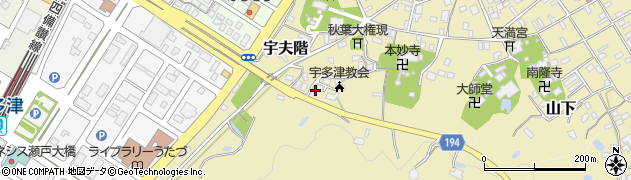 香川県綾歌郡宇多津町1592周辺の地図