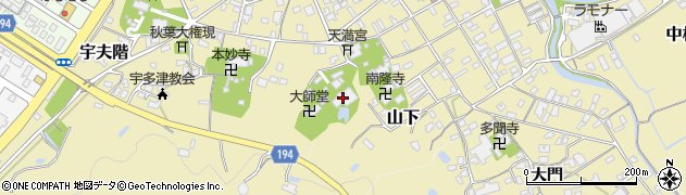 郷照寺周辺の地図