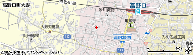 和歌山県橋本市高野口町名倉895周辺の地図