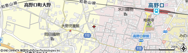和歌山県橋本市高野口町大野79周辺の地図