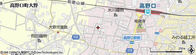 和歌山県橋本市高野口町名倉861周辺の地図