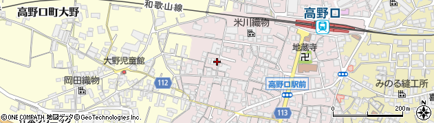 和歌山県橋本市高野口町名倉858周辺の地図