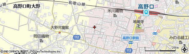 和歌山県橋本市高野口町名倉867周辺の地図