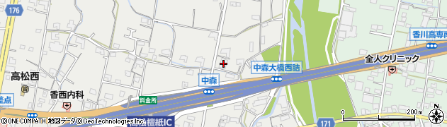 香川県高松市檀紙町1315周辺の地図