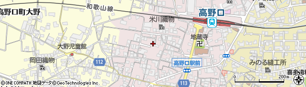和歌山県橋本市高野口町名倉885周辺の地図