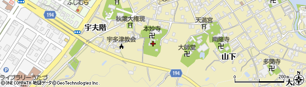 香川県宇多津町（綾歌郡）西町周辺の地図