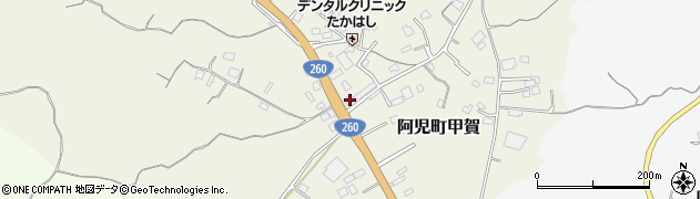 三重県志摩市阿児町甲賀3188周辺の地図
