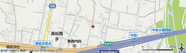 香川県高松市檀紙町1367周辺の地図