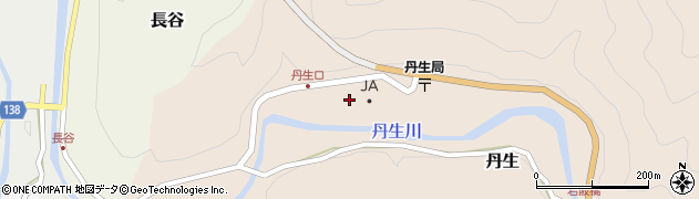 丹生コミュニテイ会館周辺の地図