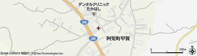 三重県志摩市阿児町甲賀3189周辺の地図