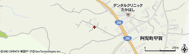 三重県志摩市阿児町甲賀4199周辺の地図