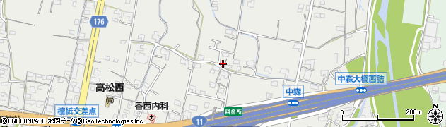 香川県高松市檀紙町1372周辺の地図