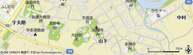聖徳院周辺の地図