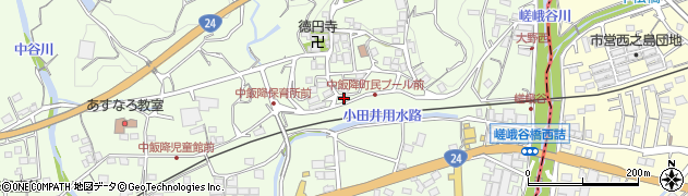 和歌山県伊都郡かつらぎ町中飯降1623周辺の地図