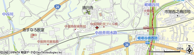 和歌山県伊都郡かつらぎ町中飯降1621周辺の地図